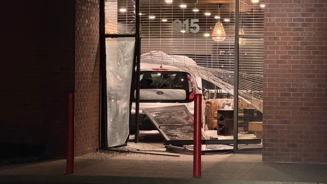 Detectives searching for burglars who crashed gun range