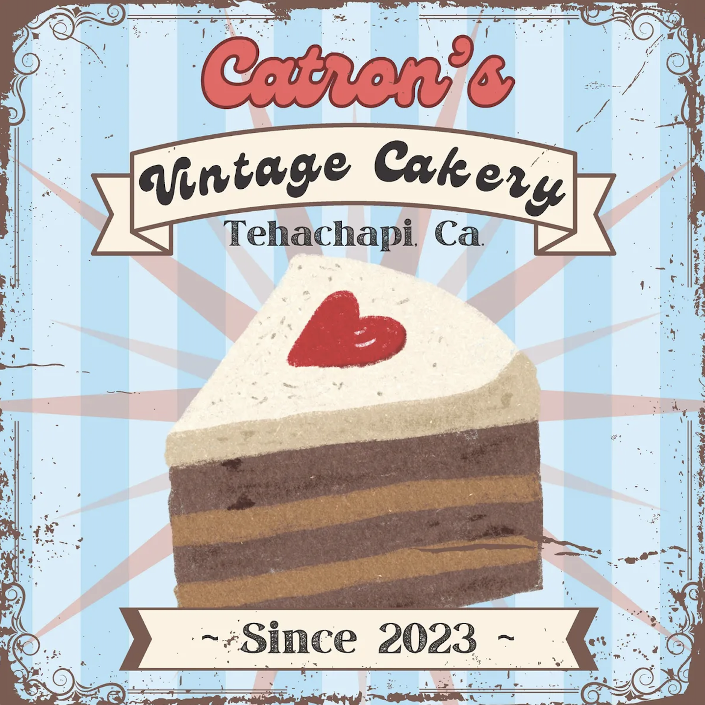 Catron's Vintage Cakery Logo