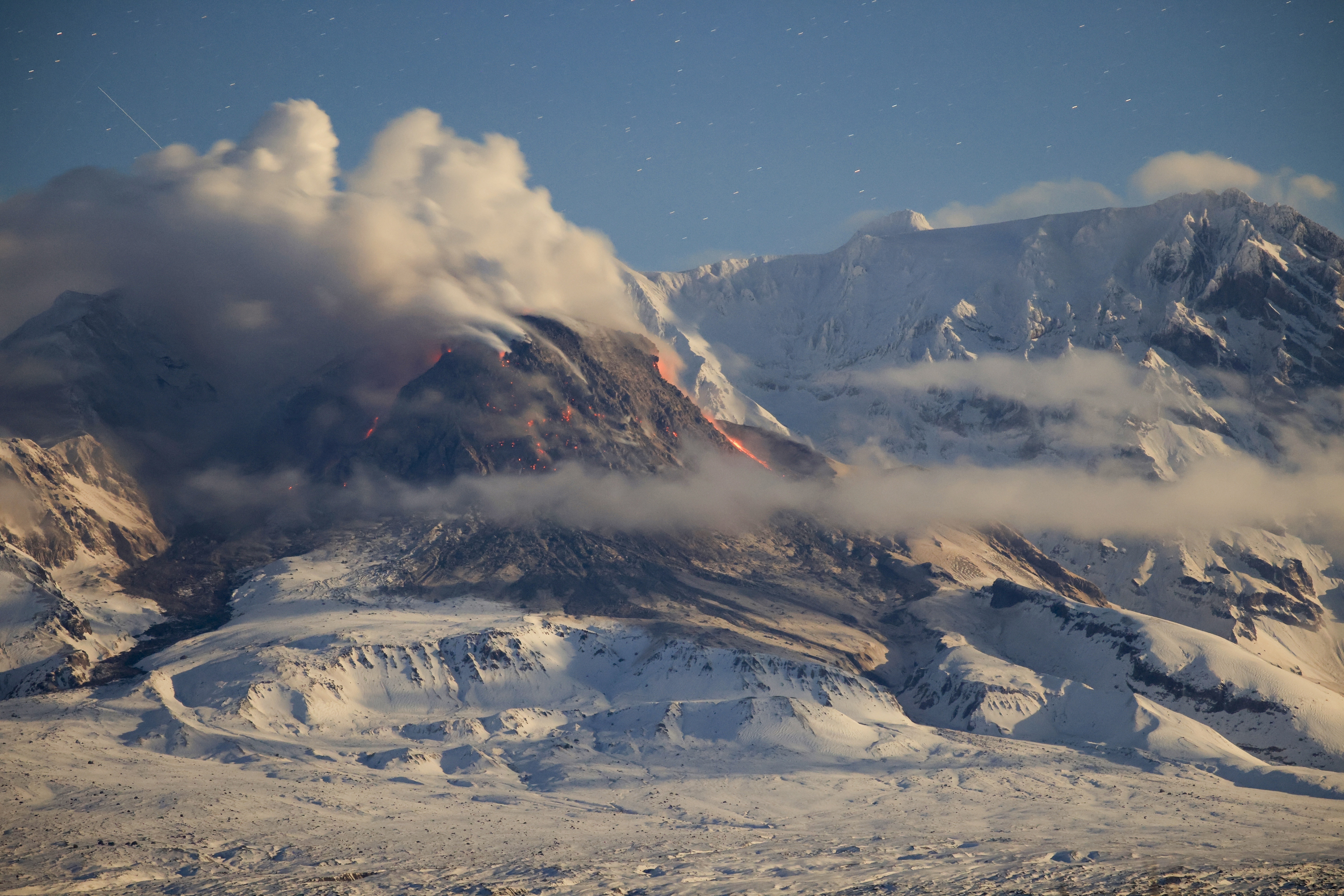 Russia Volcanic Eruption