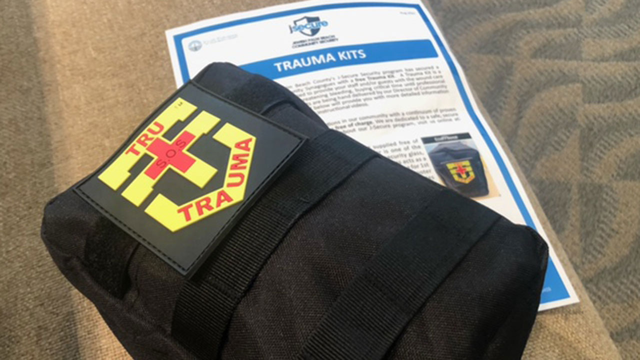 Trauma kits at synagogues