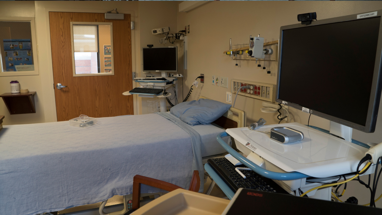 A bio-containment unit in Omaha, Nebraska.