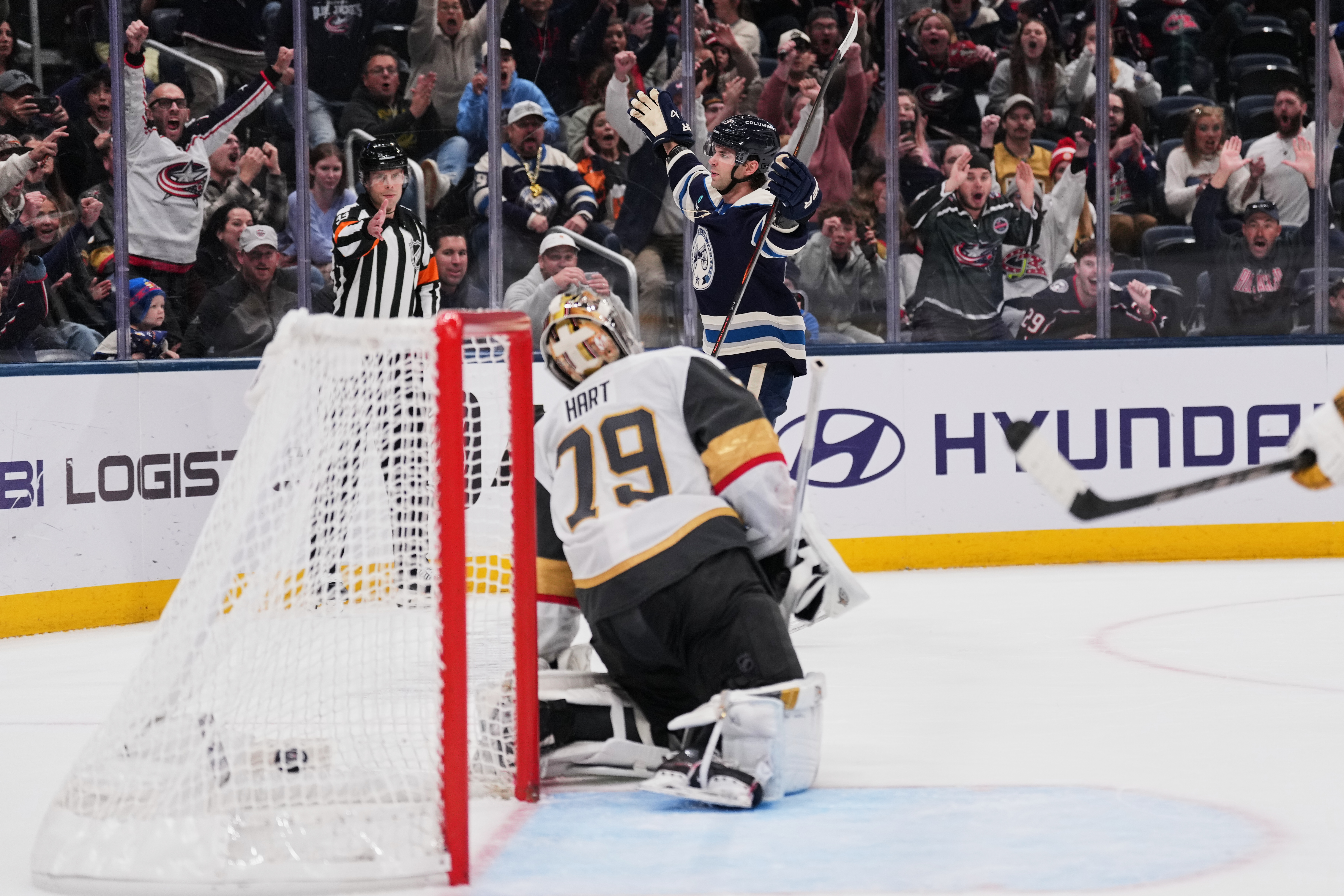 Golden Knights Blue Jackets Hockey