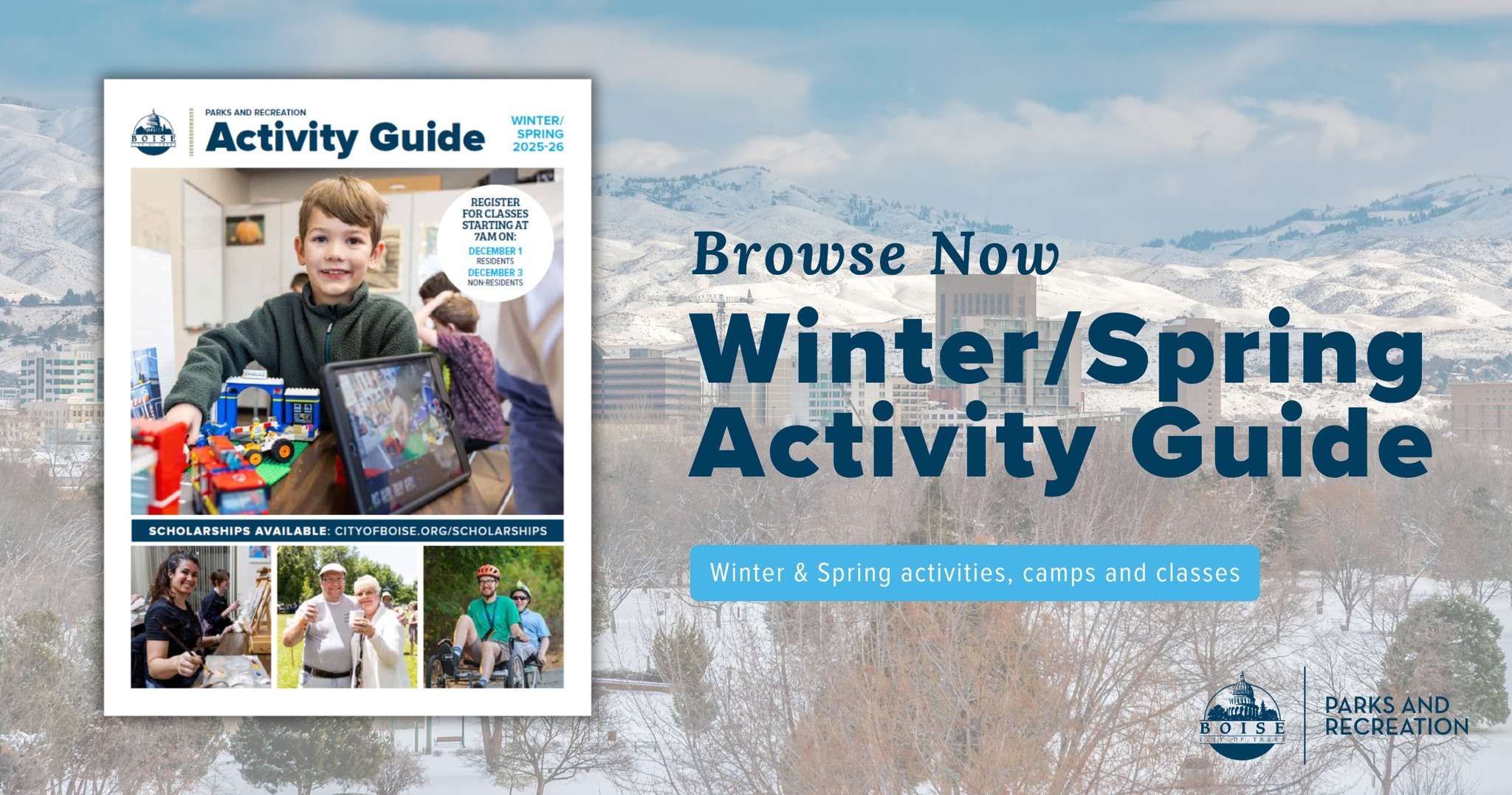 Boise Parks and Rec Winter Catalog 2025