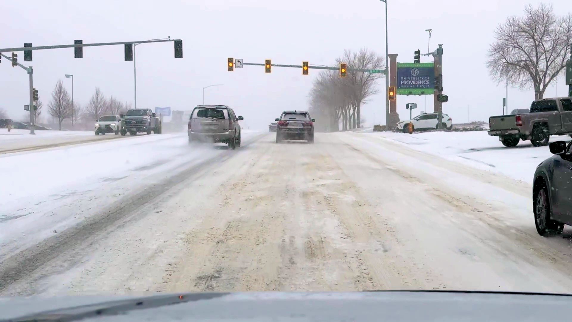 Wintry weather leads to collisions and slide-offs across Great Falls (February 2026)