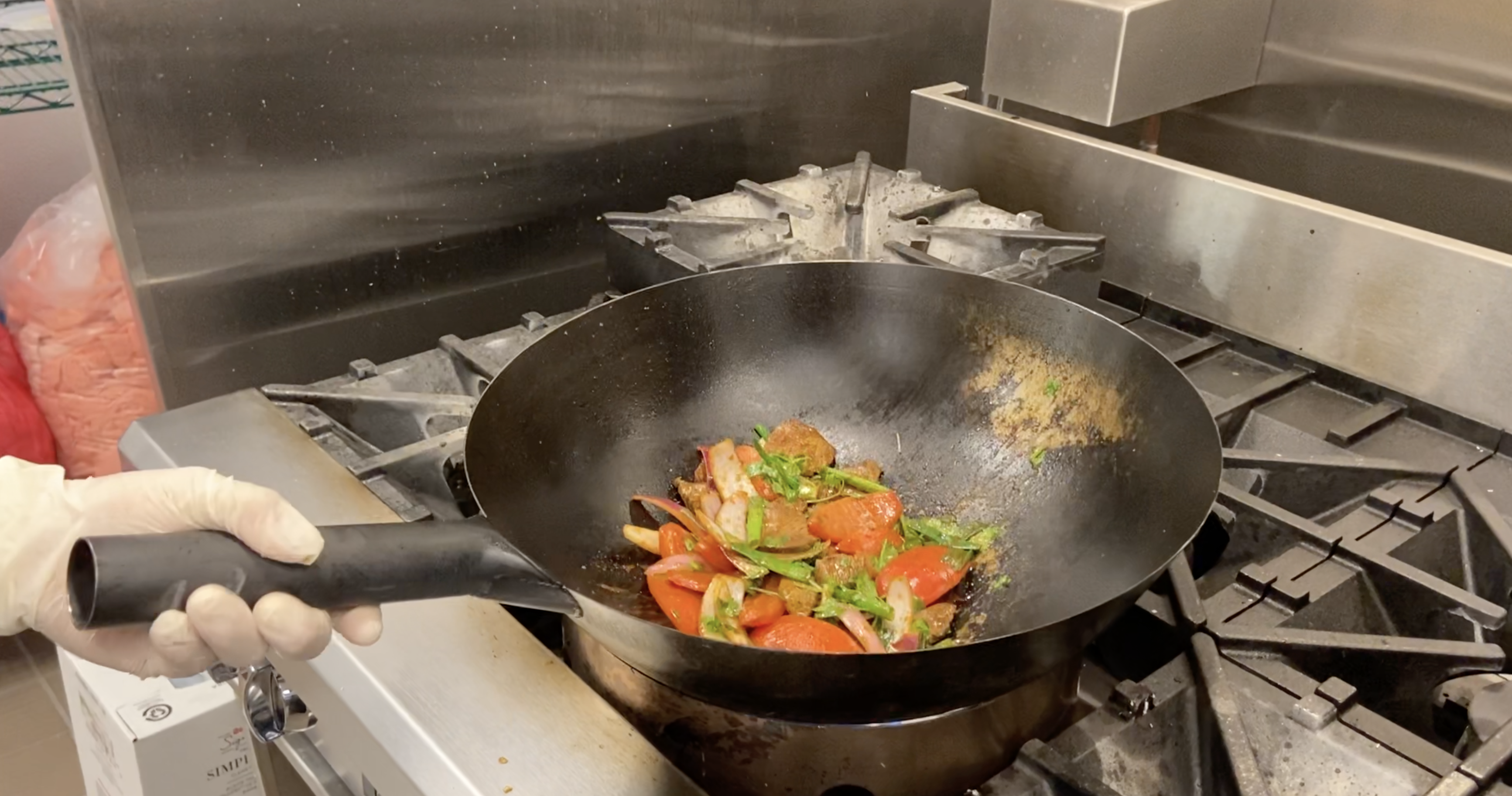 Jose Aste cooking a Peruvian Dish