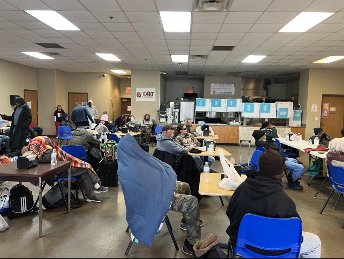 Salvation Army opens it's doors as a warming center