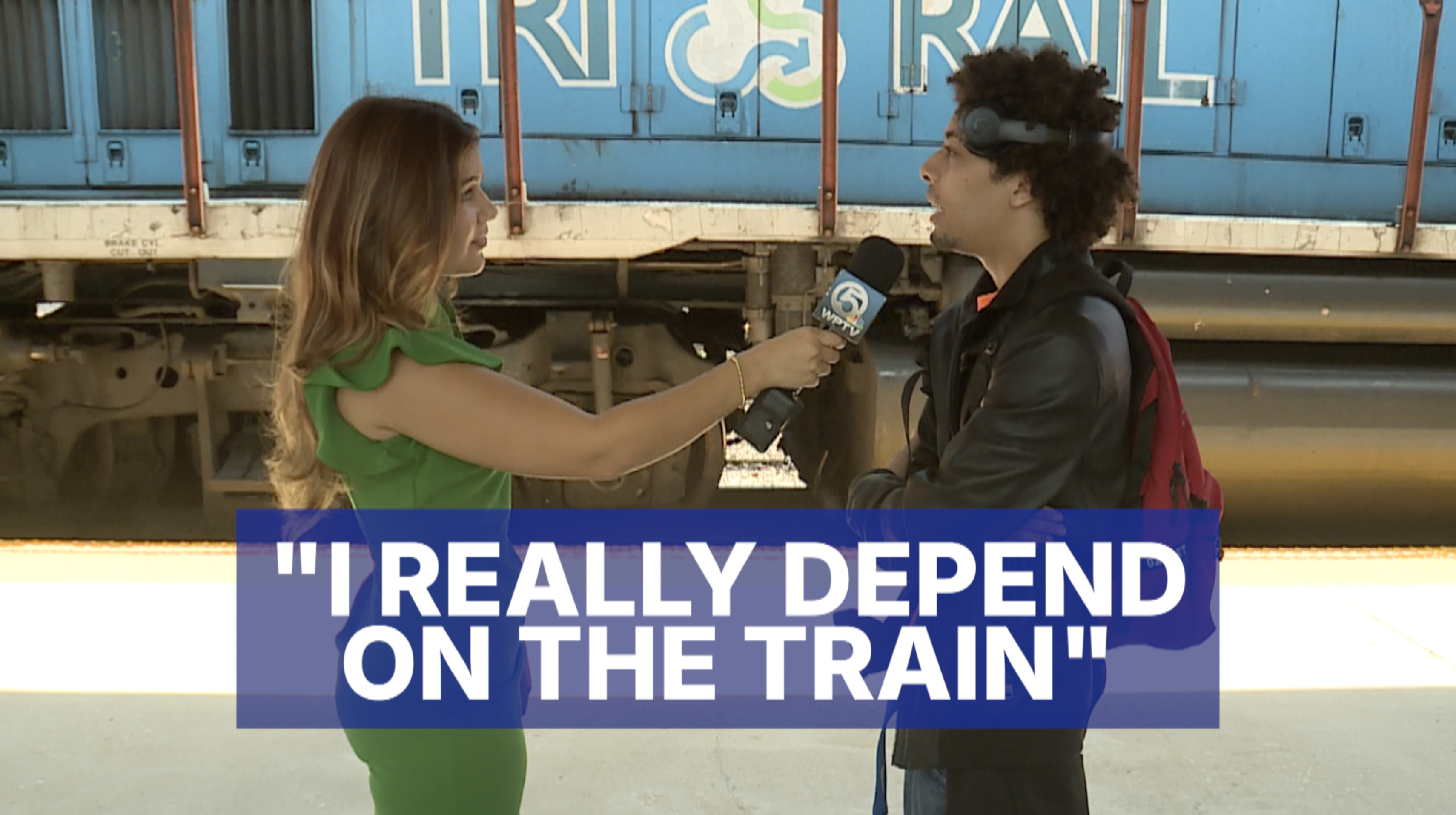 WPTV's Samantha Gutierrez connecting with Tri-Rail riders amid funding concerns