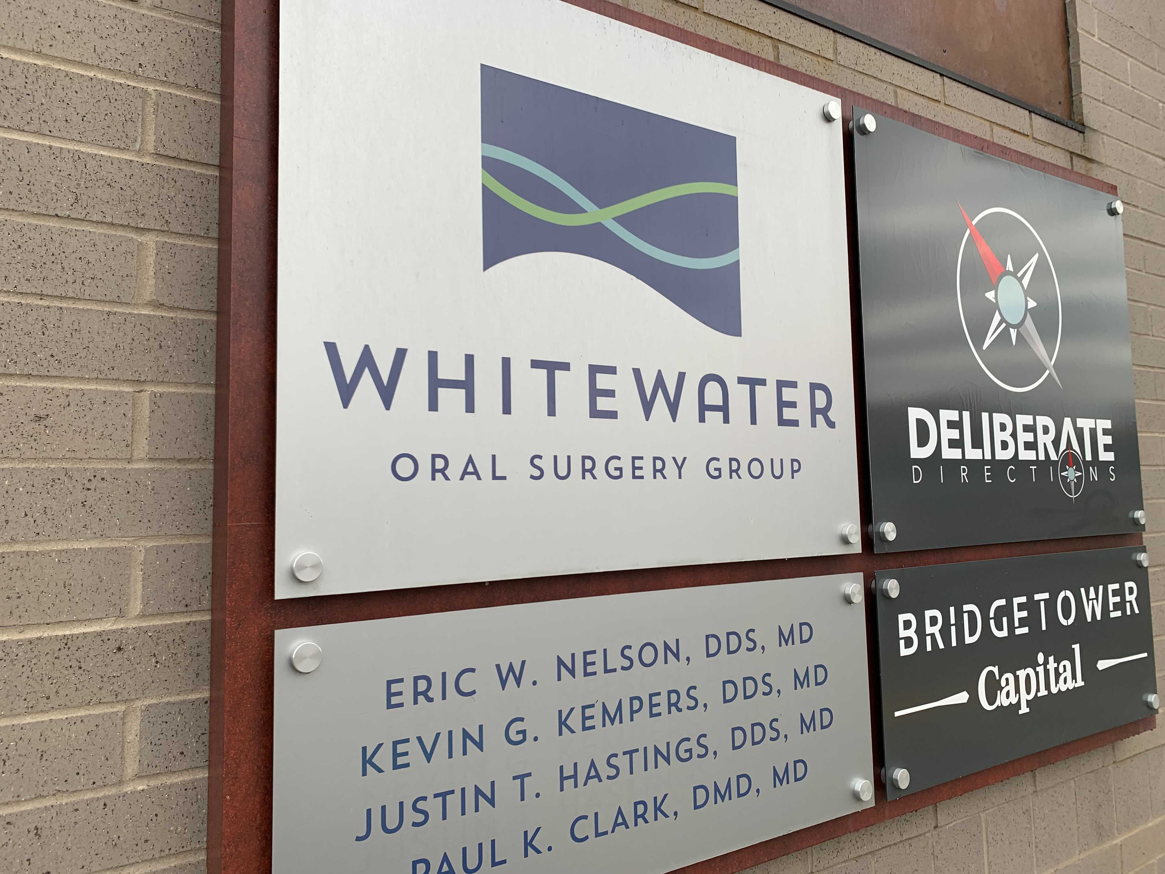 Whitewater Oral Surgery Group sign