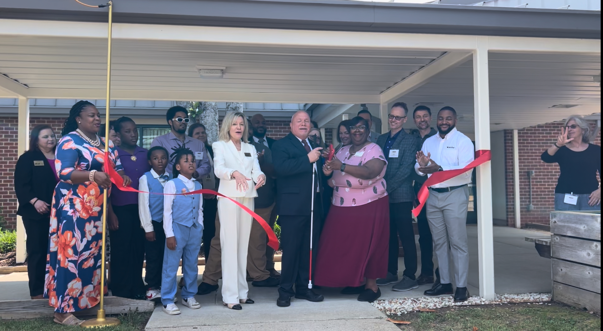 Ribbon cutting