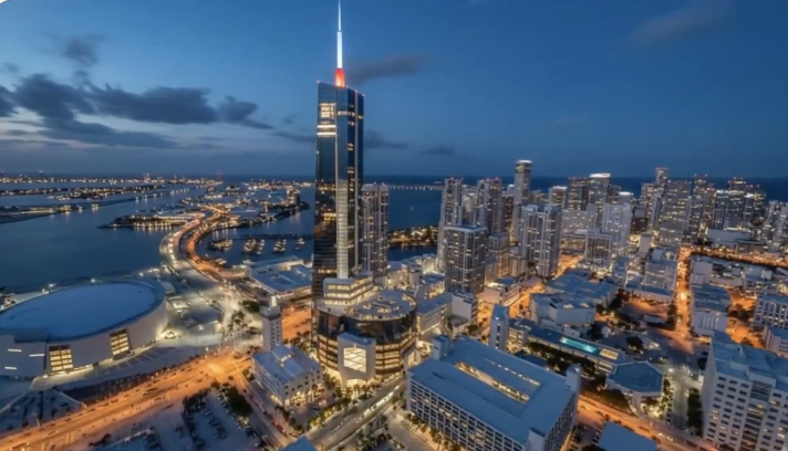 Eric Trump posted a video on X showing renderings of the Donald J. Trump Presidential Library in Miami.