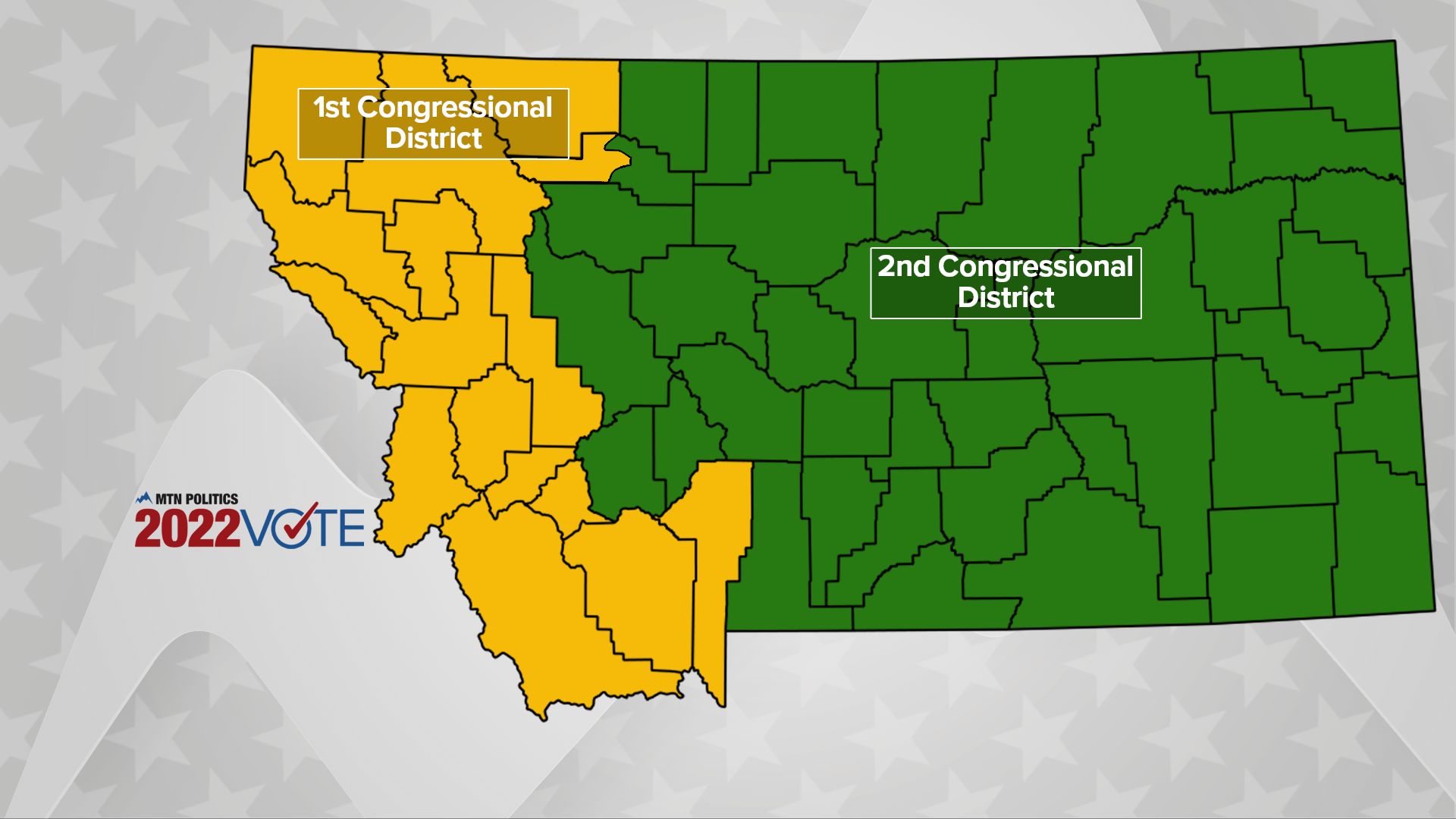 Montana's two Congressional Districts