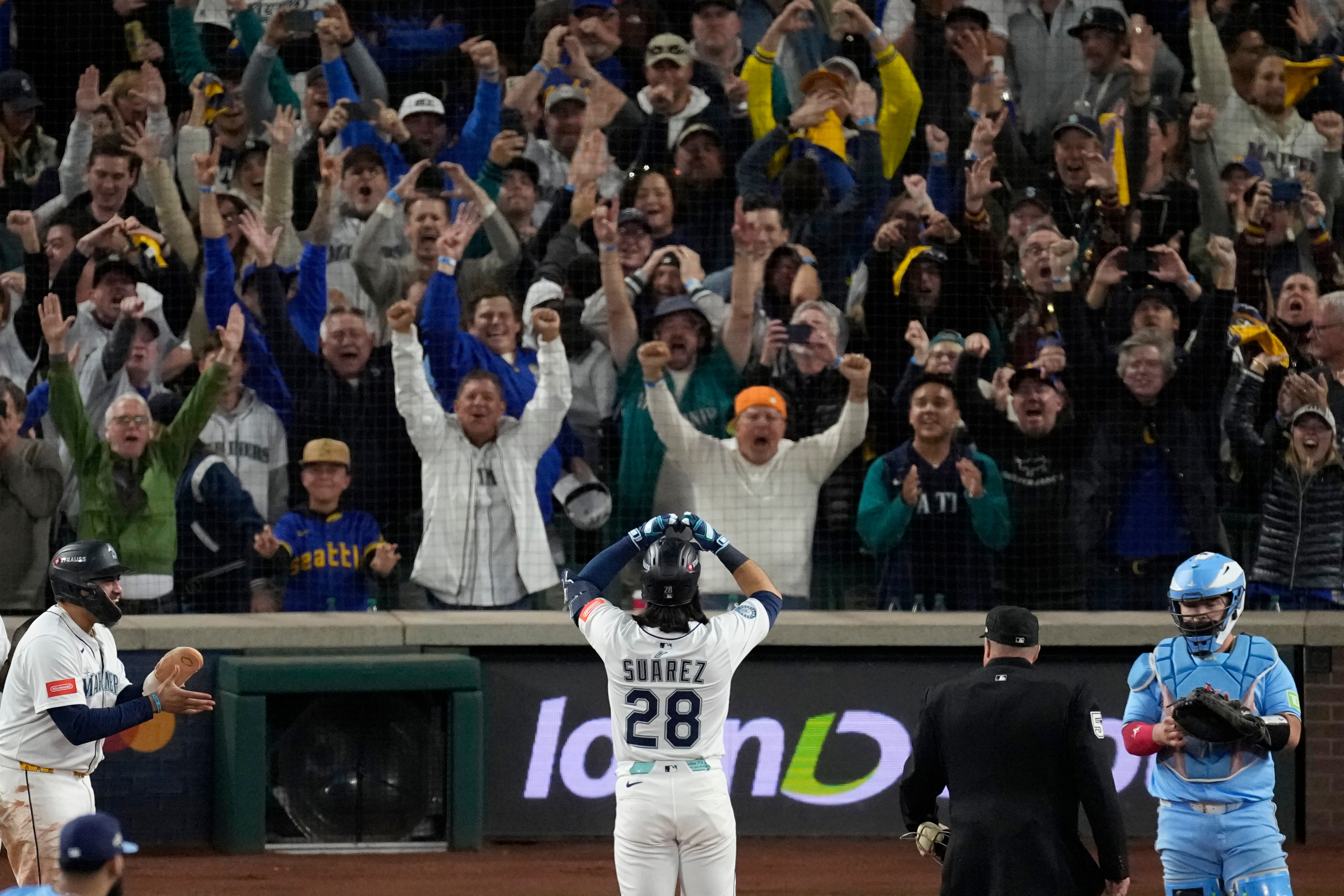 APTOPIX ALCS Blue Jays Mariners Baseball