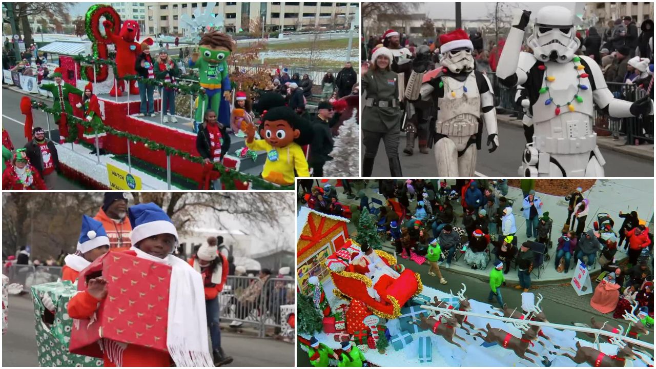 2025 Dominion Energy Christmas Parade Collage