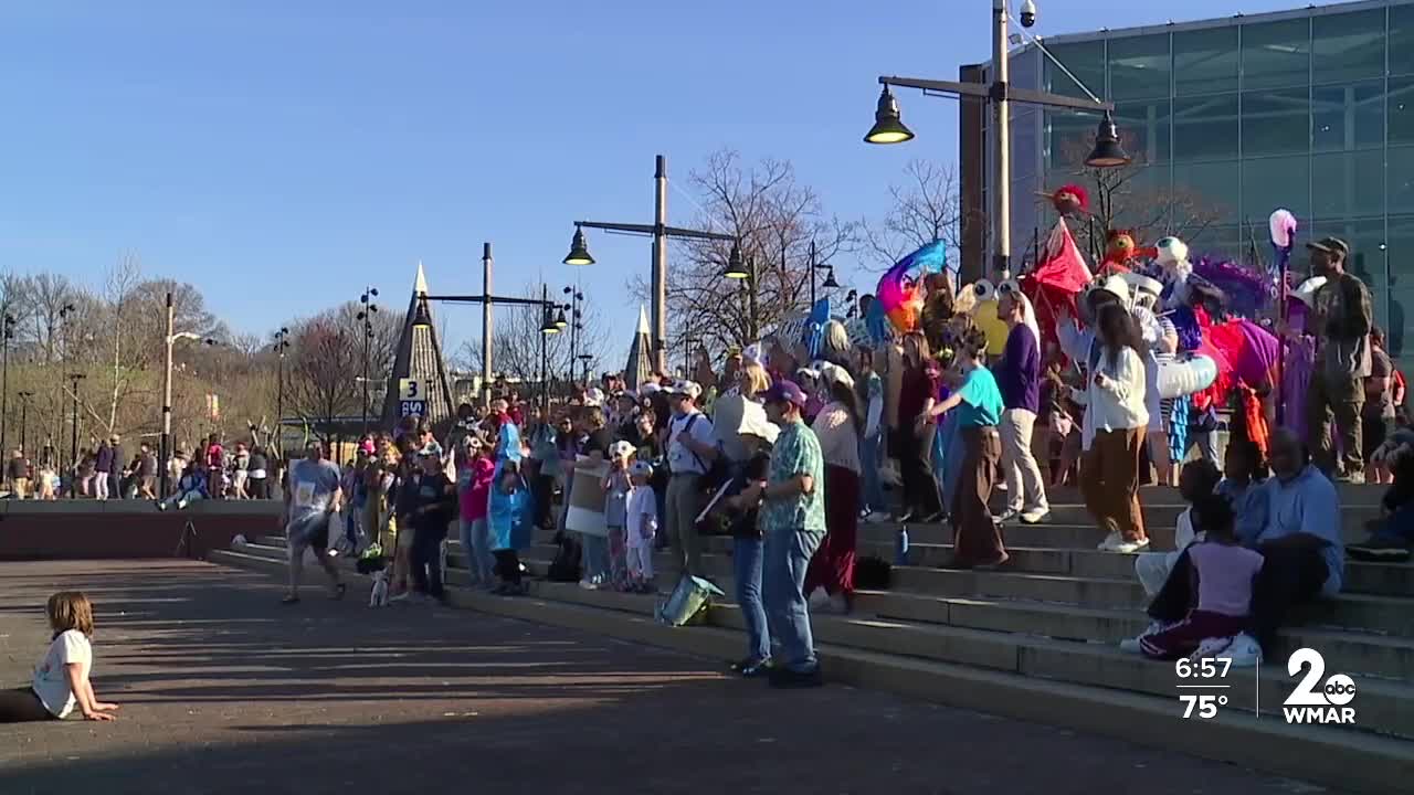 Mr. Trash Wheel music video filmed ahead of the 12th Earth Day bash