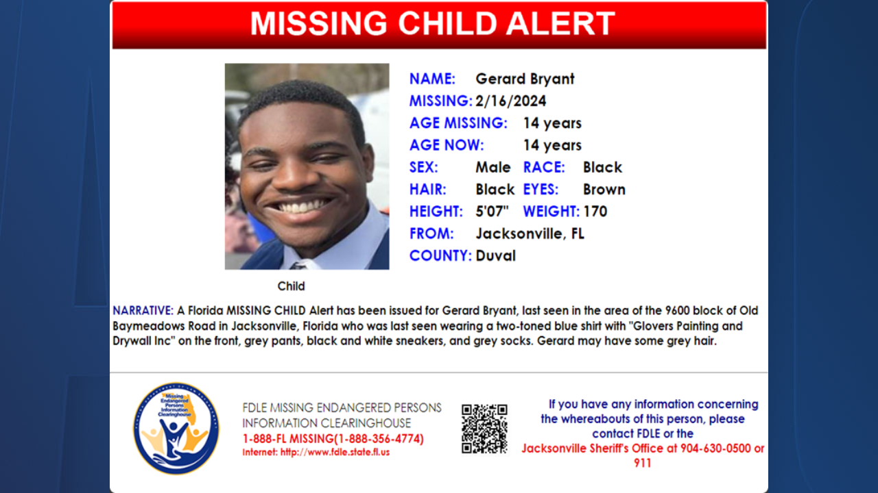 Missing Child Gerard Bryant
