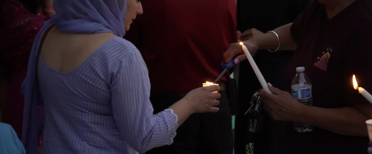 Sikh Candlelight Vigil for Merced Family