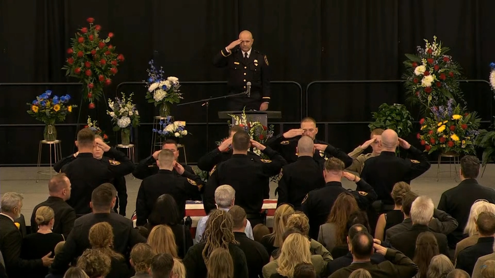 Officer Krinkee salute