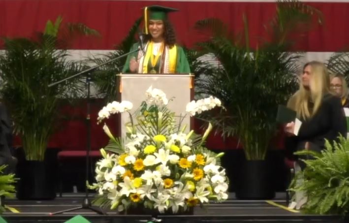 Suncoast High School valedictorian Alana Ferguson