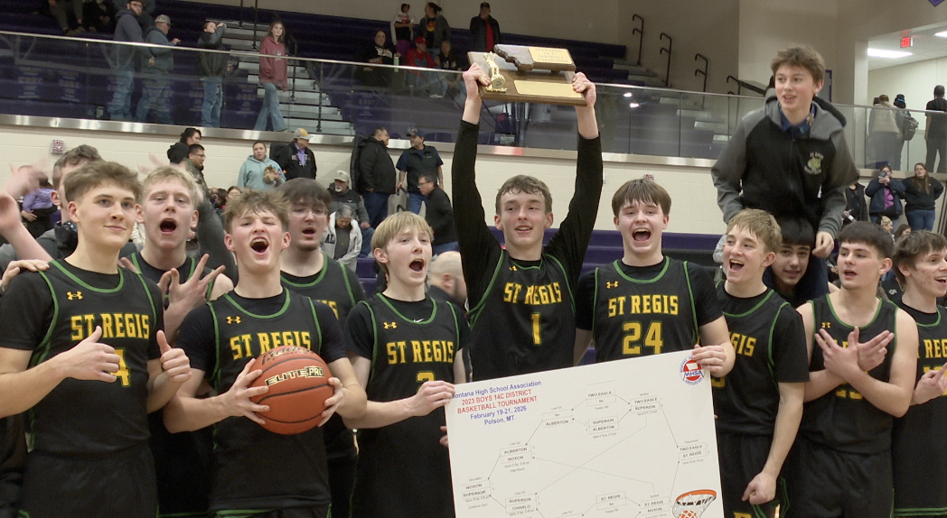 St. Regis Boys hoist 14C District trophy February 21, 2026