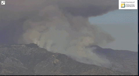 Peak Fire Timelapse Evening, July 20, 2021