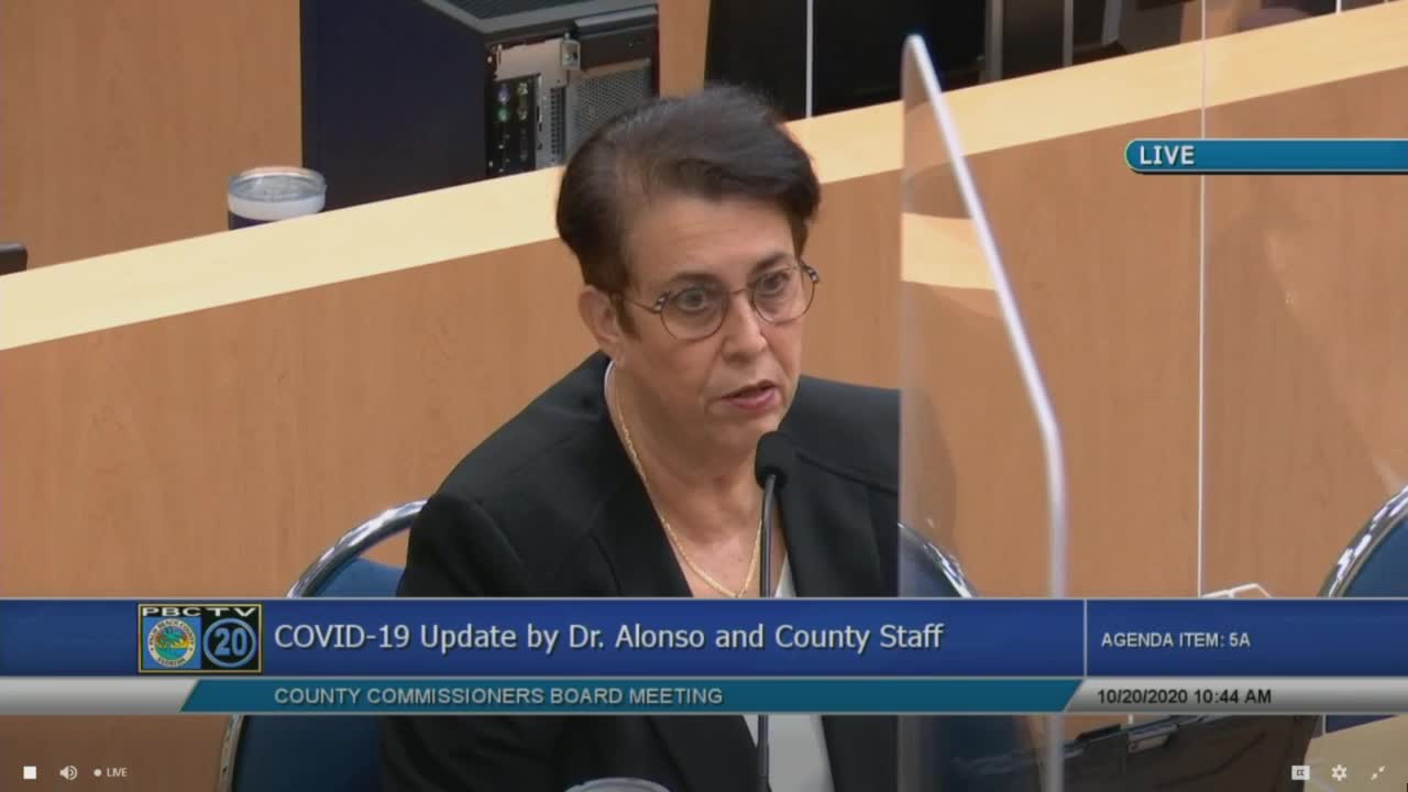 Dr. Alina Alonso on Palm Beach County TV, Oct. 20, 2020