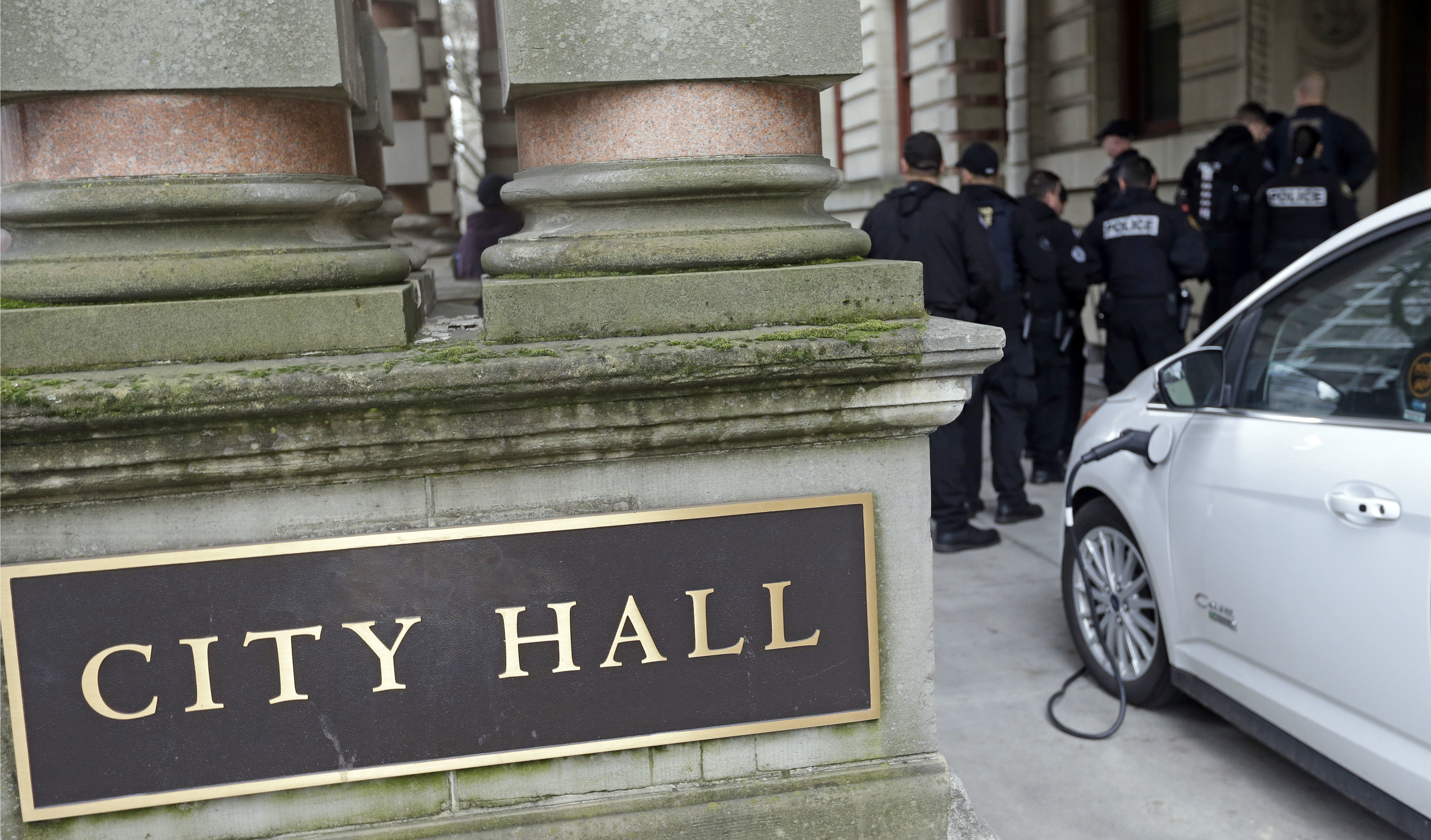 Portland protesters smash City Hall windows; 23 arrested