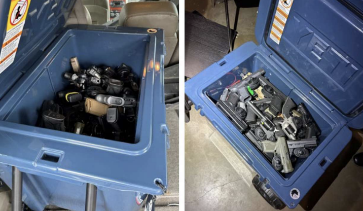123 guns stolen from Dunham's Sports in Benton Harbor in Yeti coolers