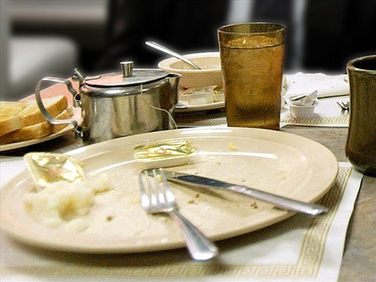 restaurant dishes food AP