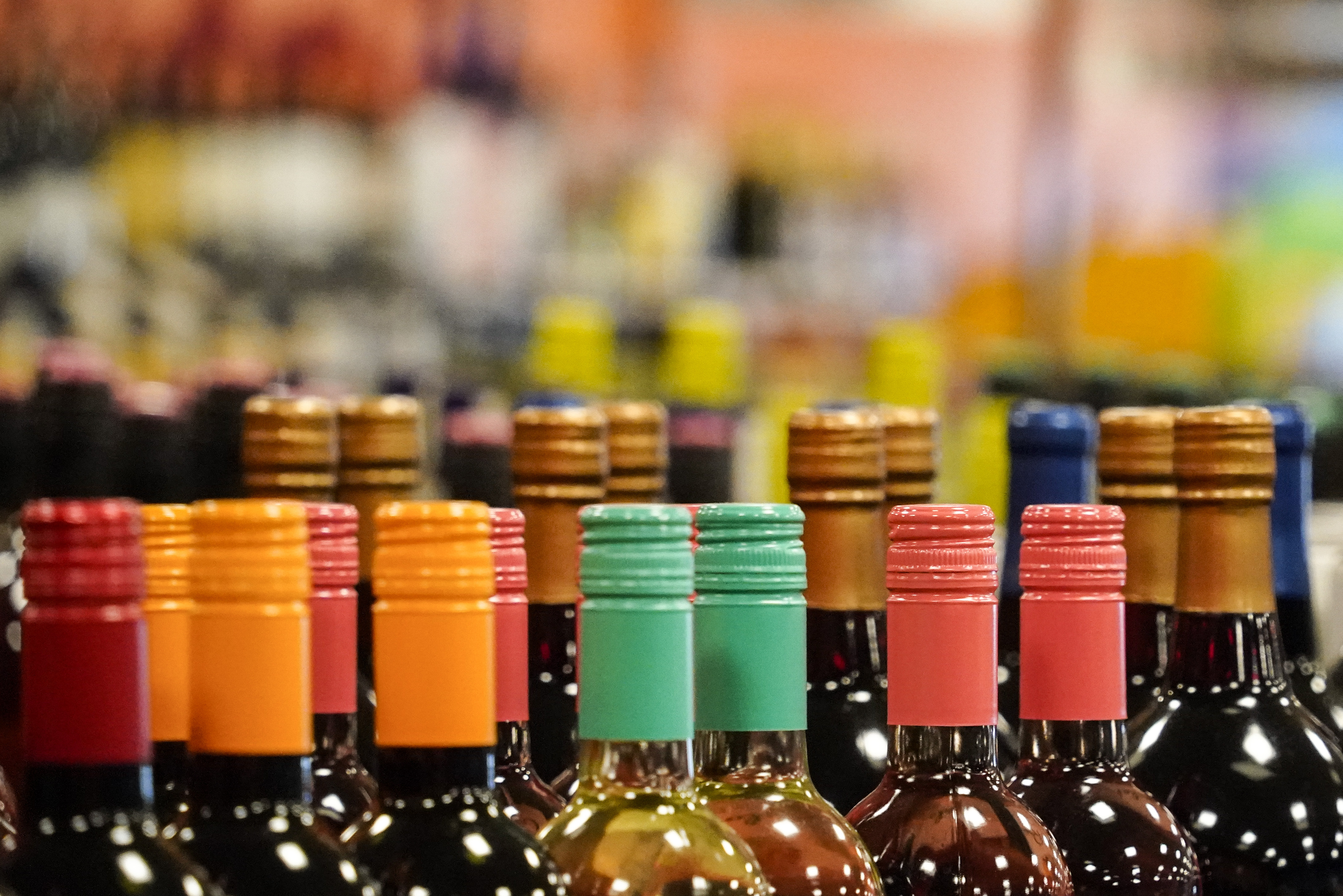 wine bottles