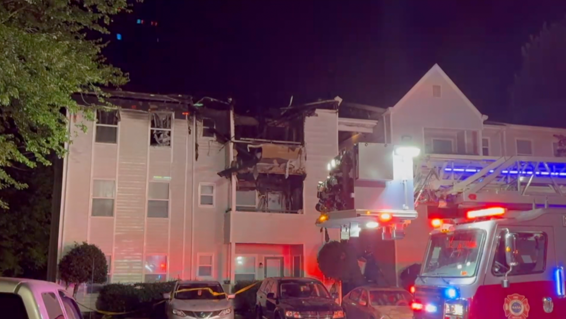 Hampton apartment fire 102225