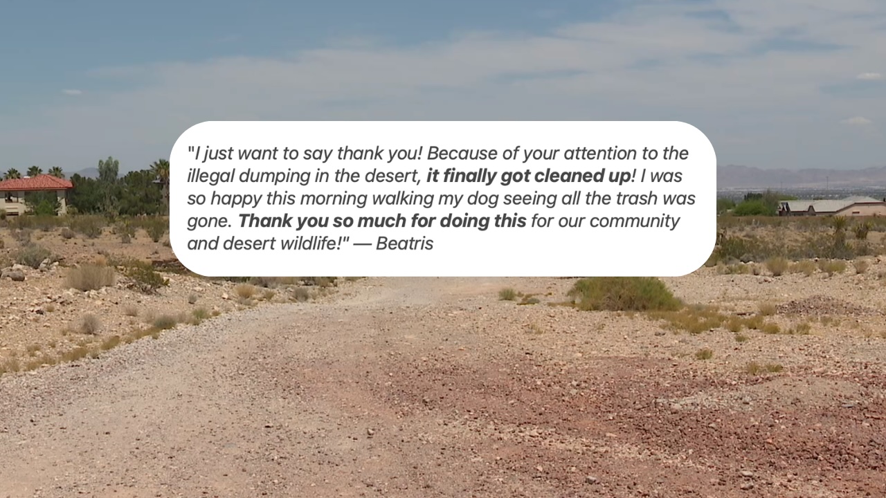 Following up: Northwest viewer grateful for Channel 13's help resolving illegal dumping issue