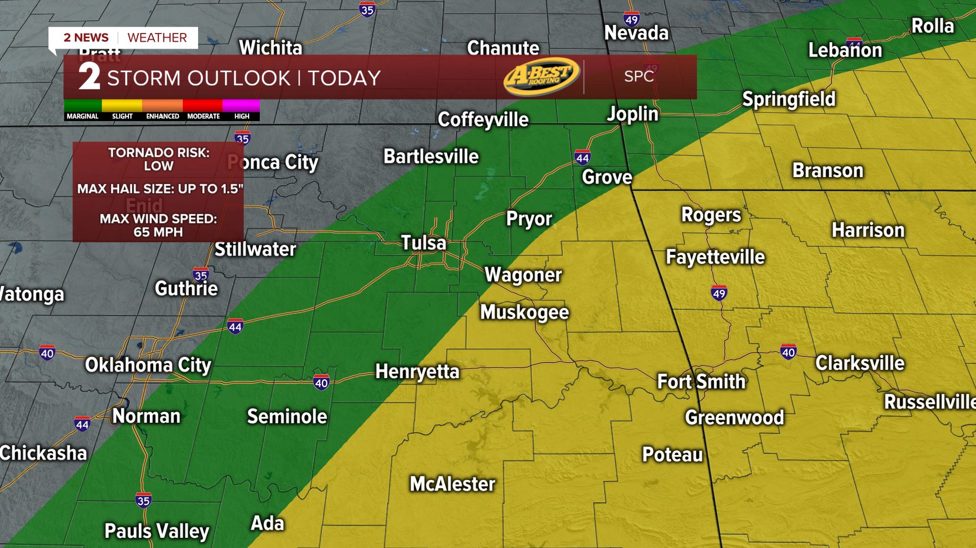 GRAPHIC weds storm threat 