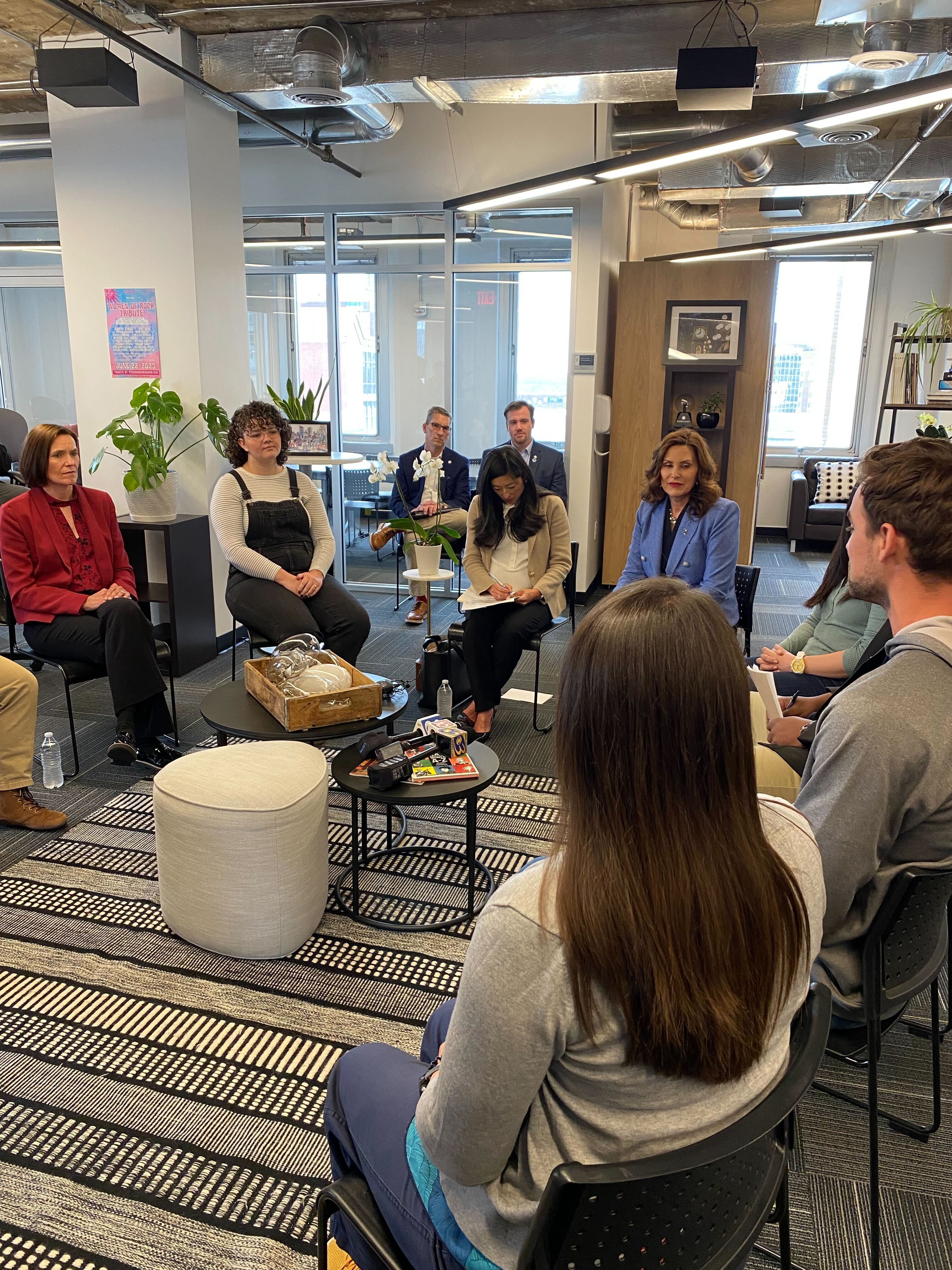 Governor Whitmer holds Make it in Michigan roundtable discussion in Grand Rapids