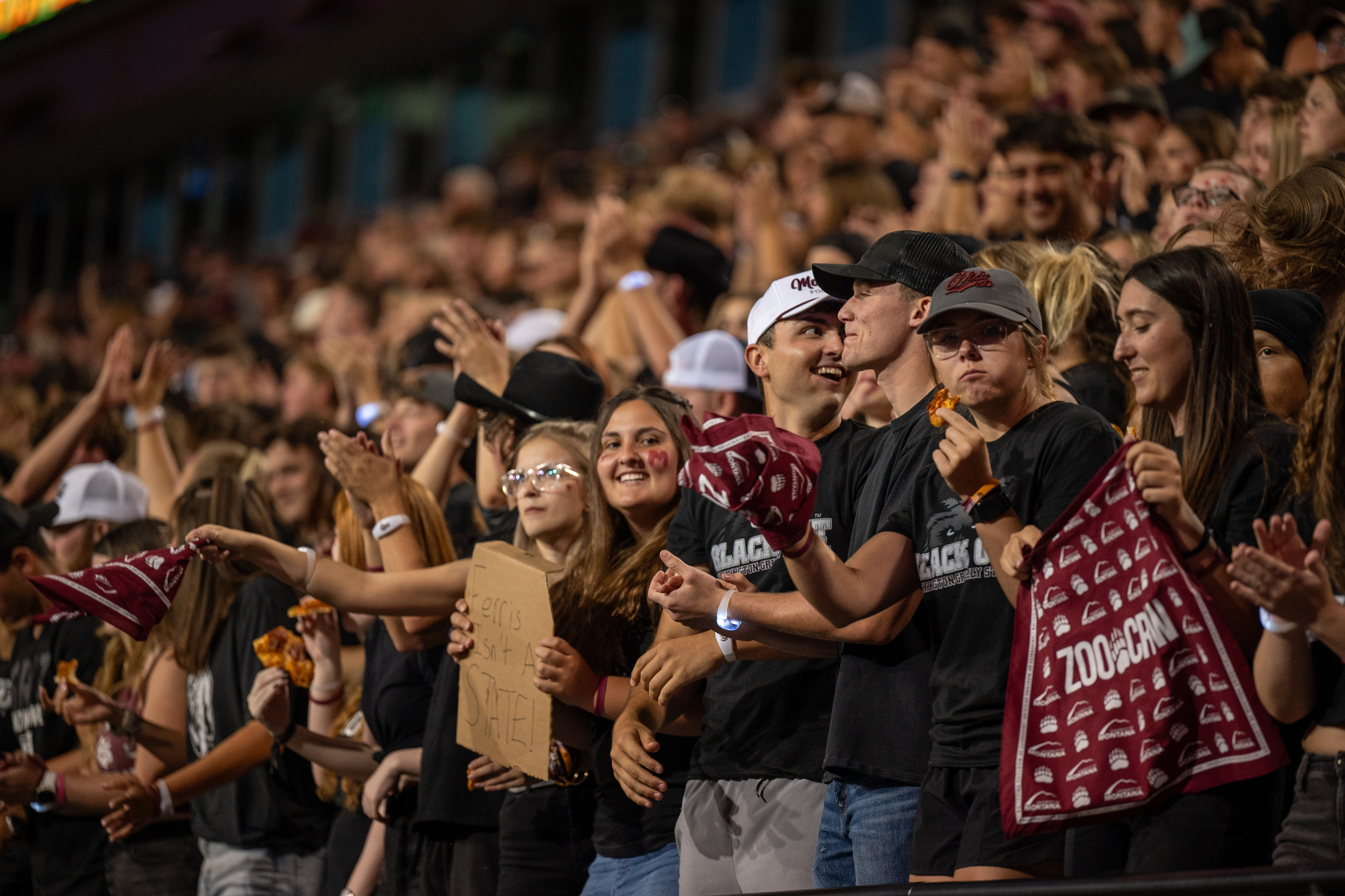 Griz Football Fans Stands