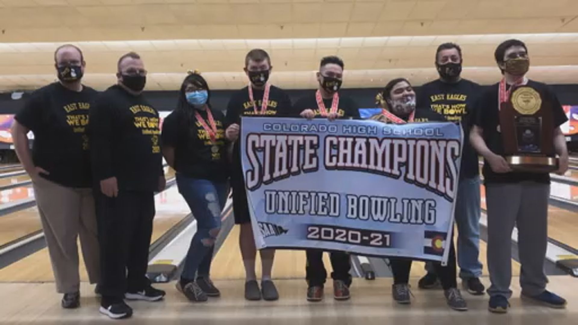 Pueblo East claims first ever CHSAA Unified Bowling title 