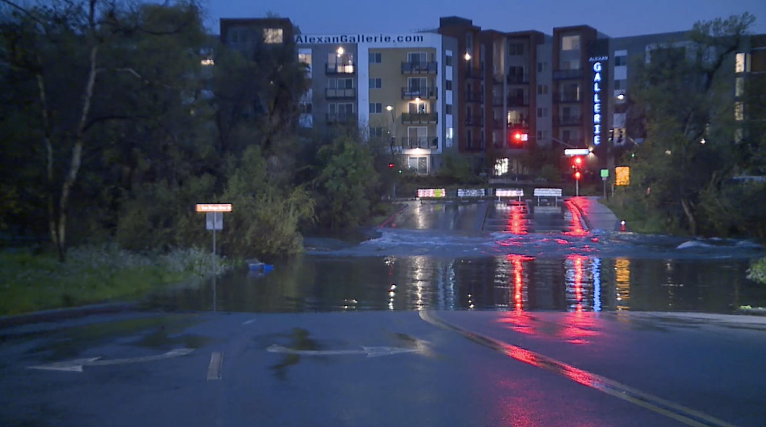 Flooding in Mission Valley