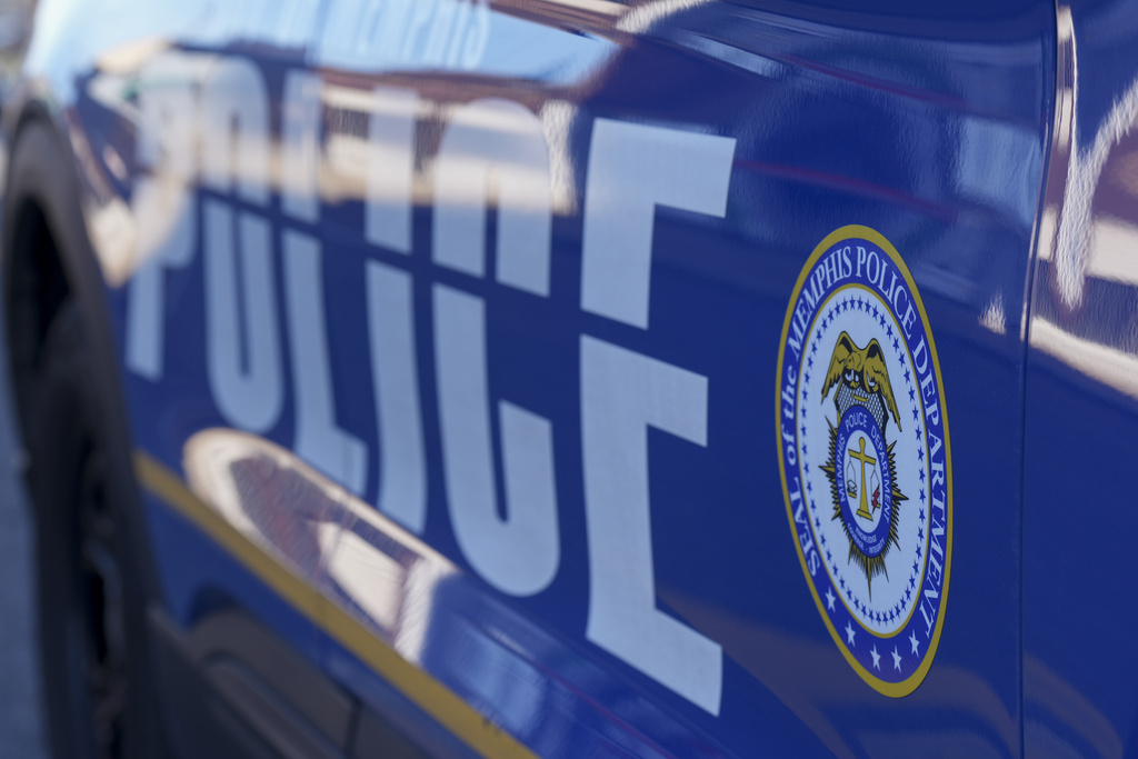 A Memphis Police Department vehicle is seen Thursday, Dec. 5, 2024, in Memphis, Tenn.