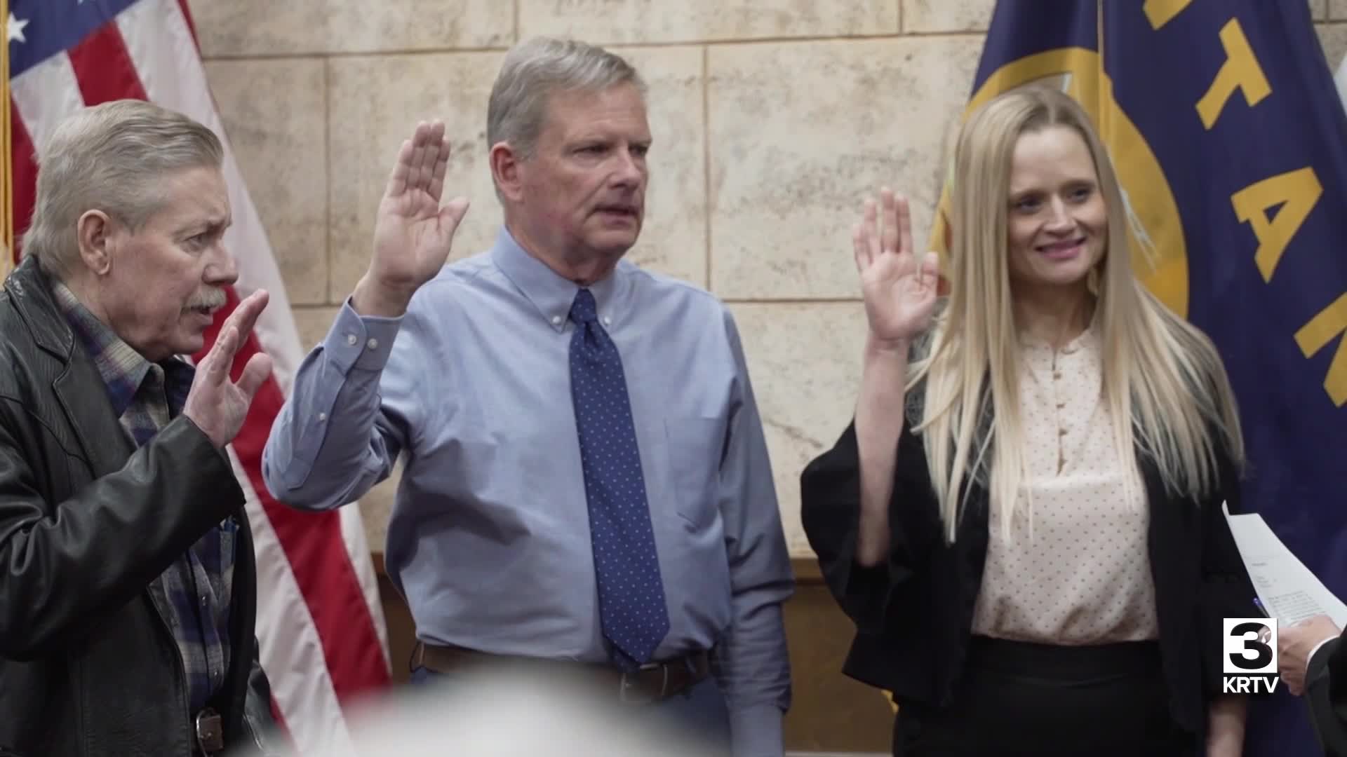 Newly-elected Great Falls officials sworn-in