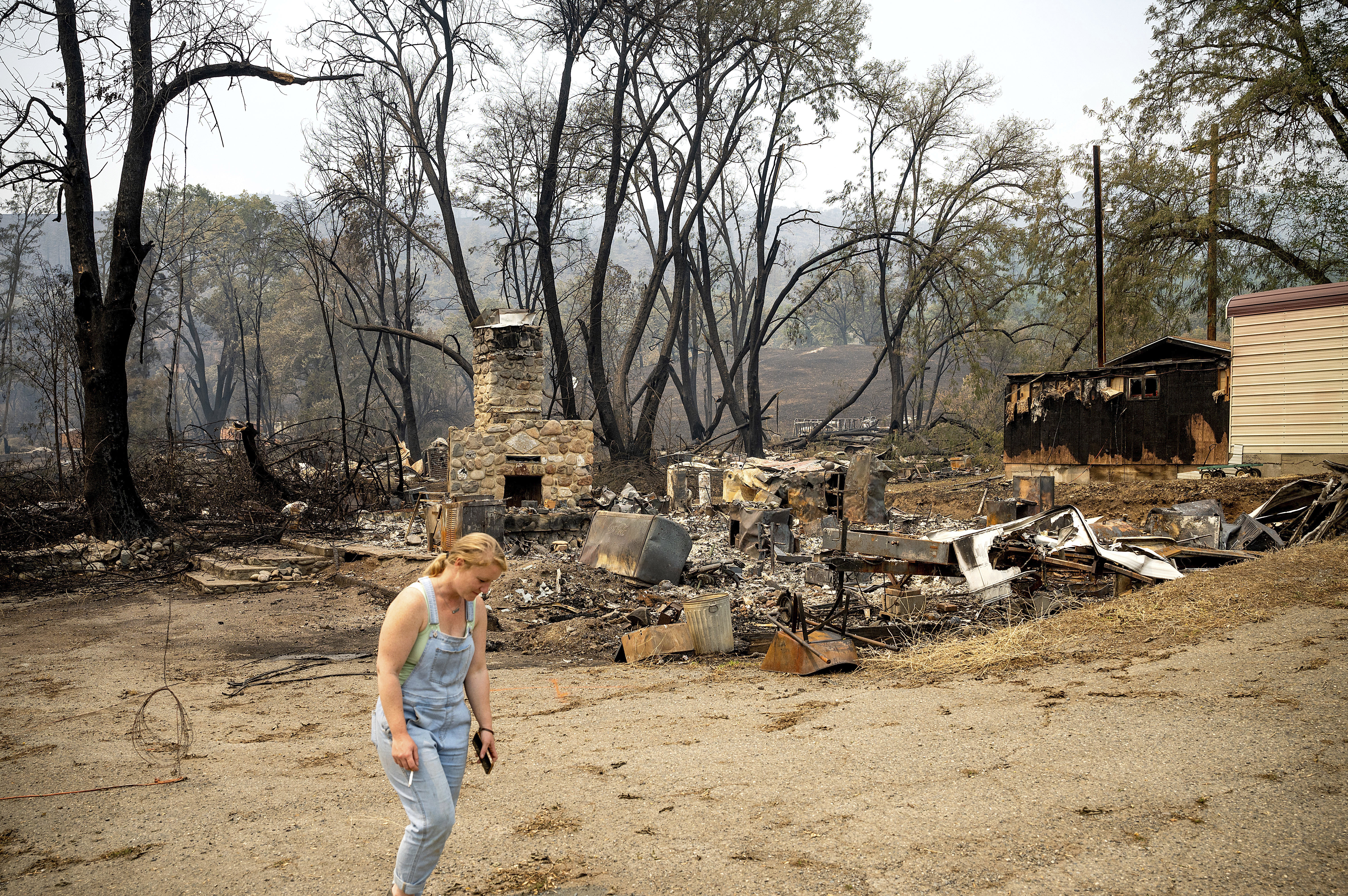 Scenic California river hamlet wiped out by deadly wildfire