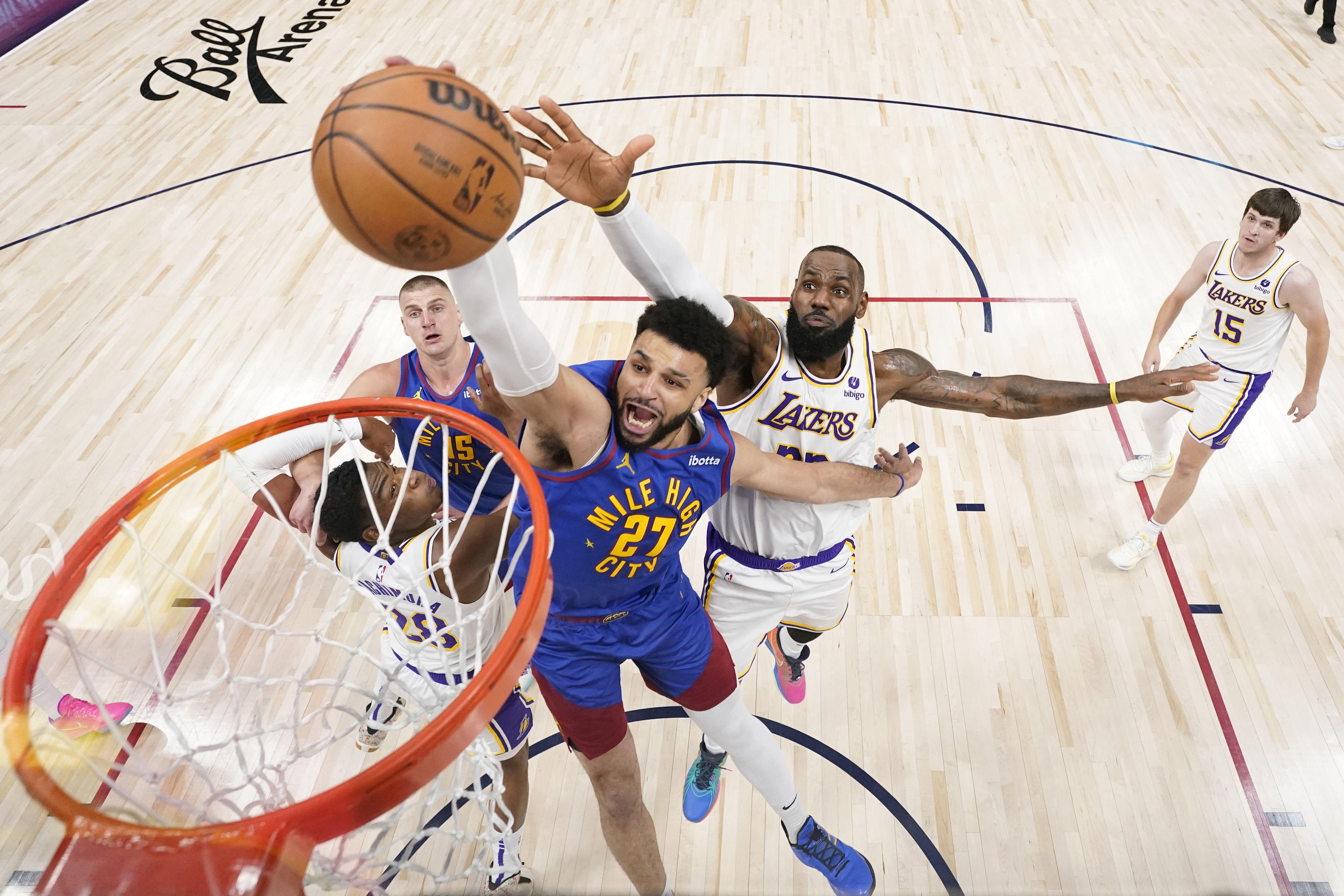 Nuggets Lakers Basketball