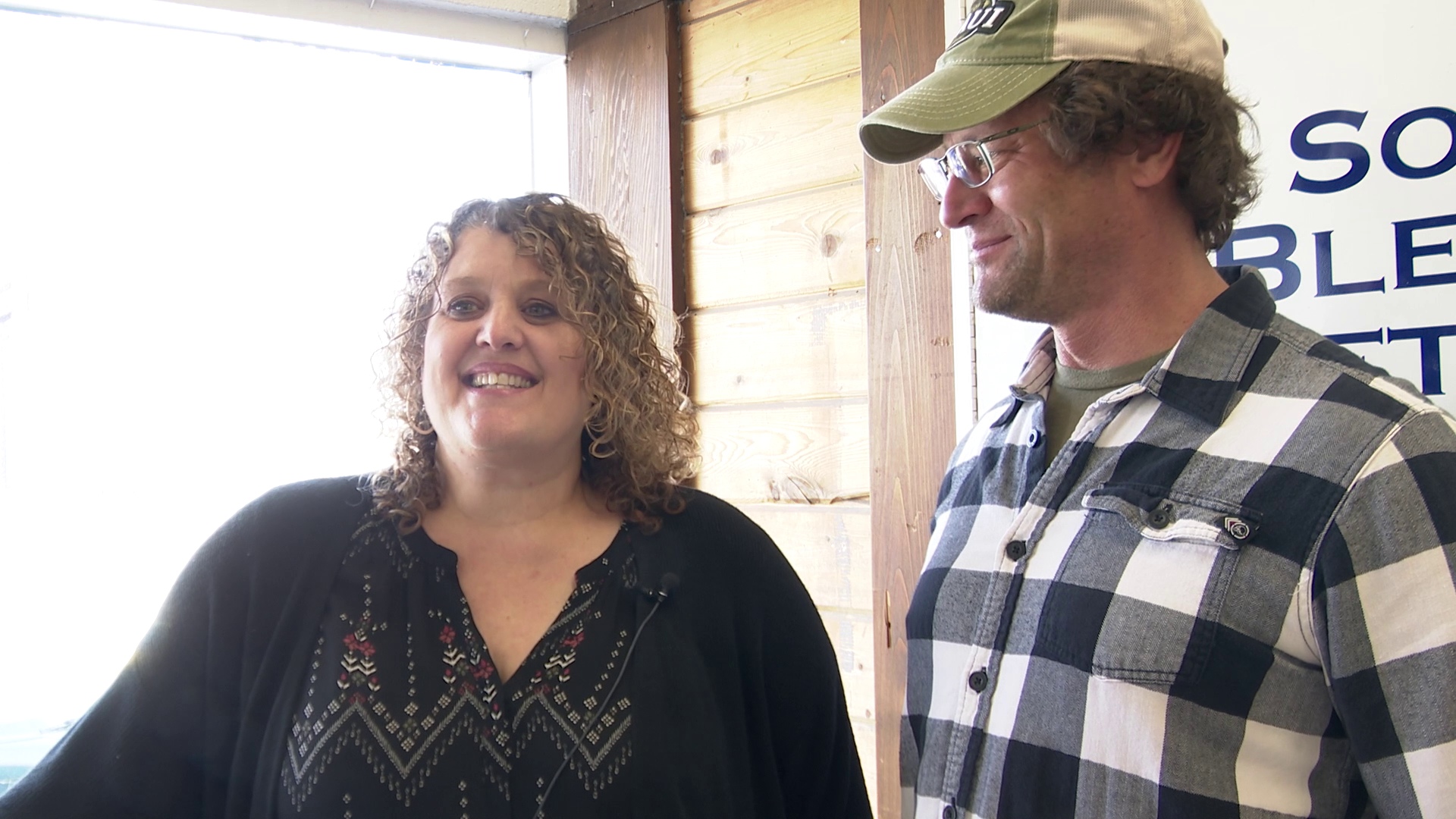 Karen and Kenny Wood, say they hope to receive enough laundry baskets to serve 80 families that use Florence Crittenton residential services.