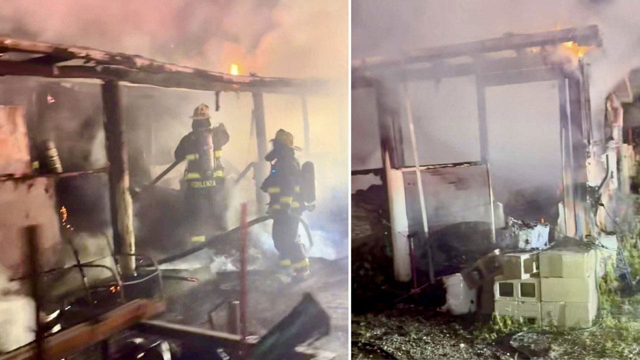 One person was found dead inside a burning mobile home in St. Lucie County on Sept. 15, 2025.