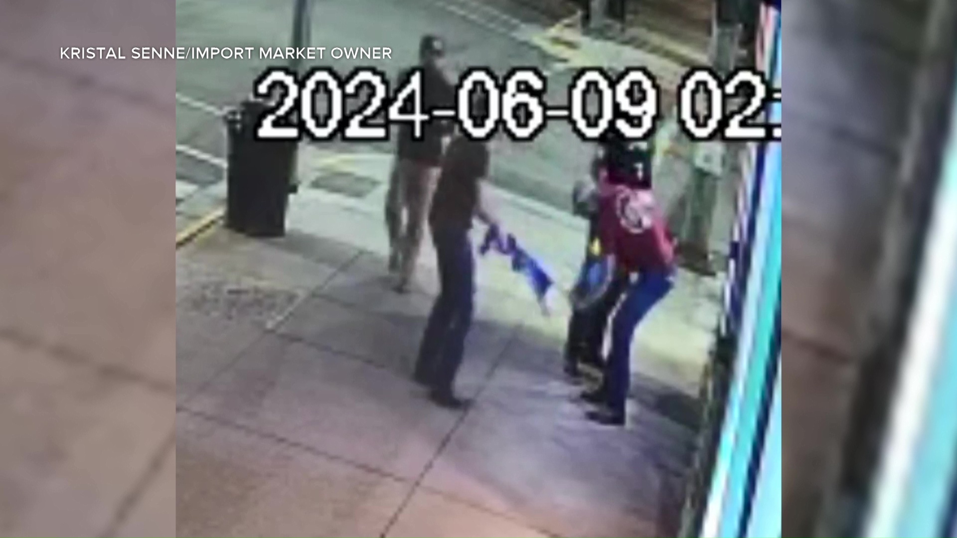 Caught on video: Vandals destroy Pride flags at Missoula business