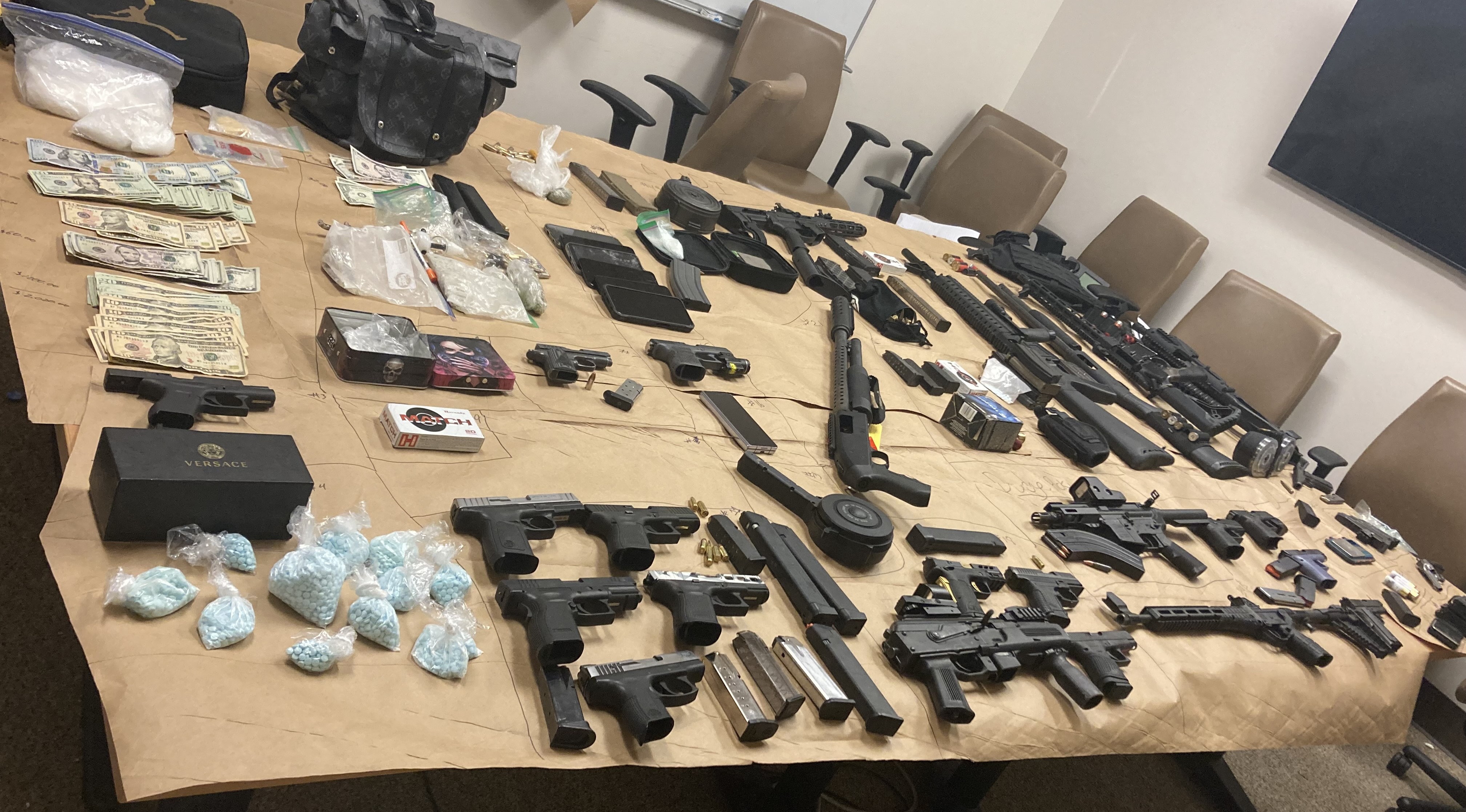DRUGS AND GUNS SEIZED BY PUEBLO POLICE DEPARTMENT