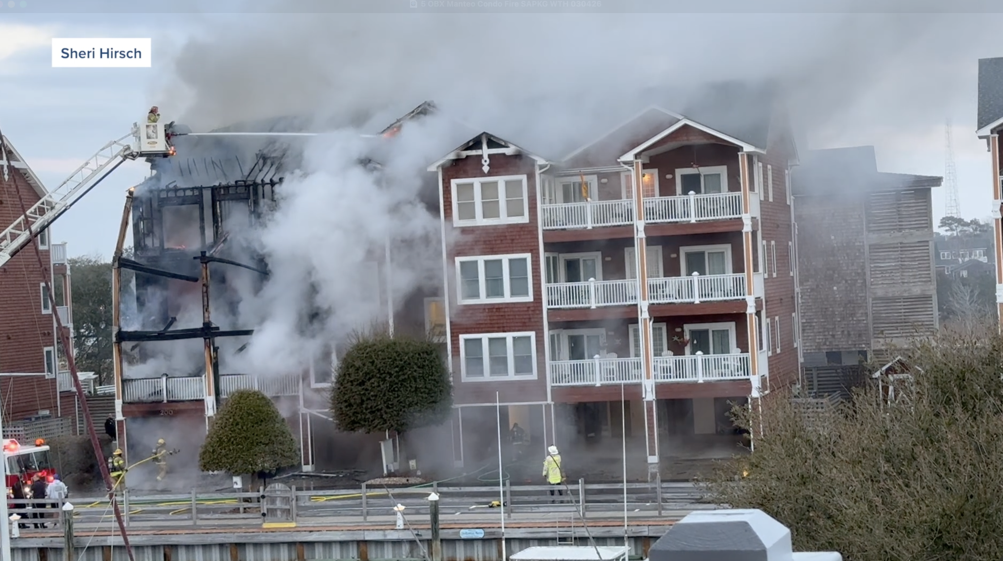 Manteo Condo Fire