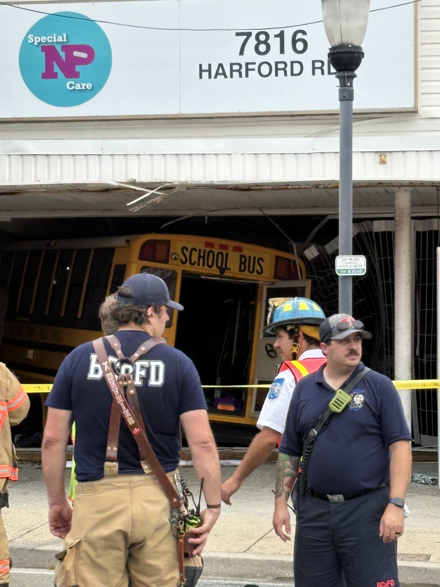 School bus crash