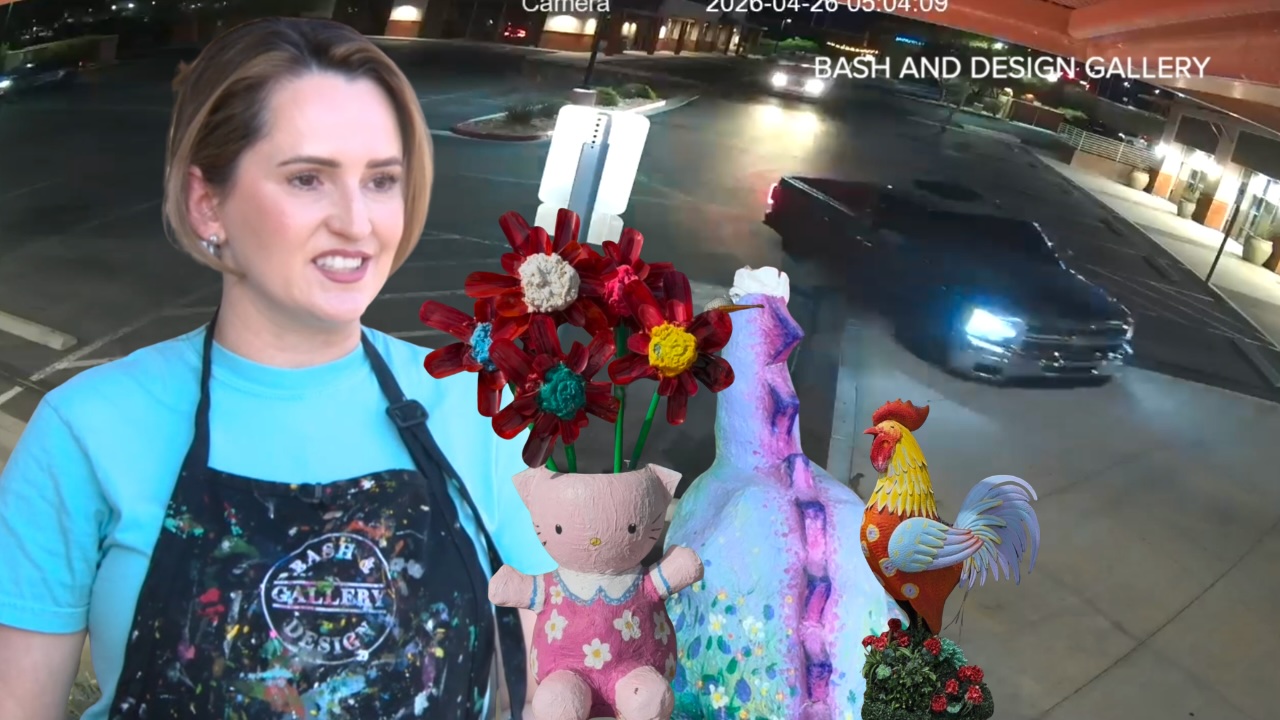 Las Vegas art studio seeks help after thieves steal handmade sculptures worth thousands