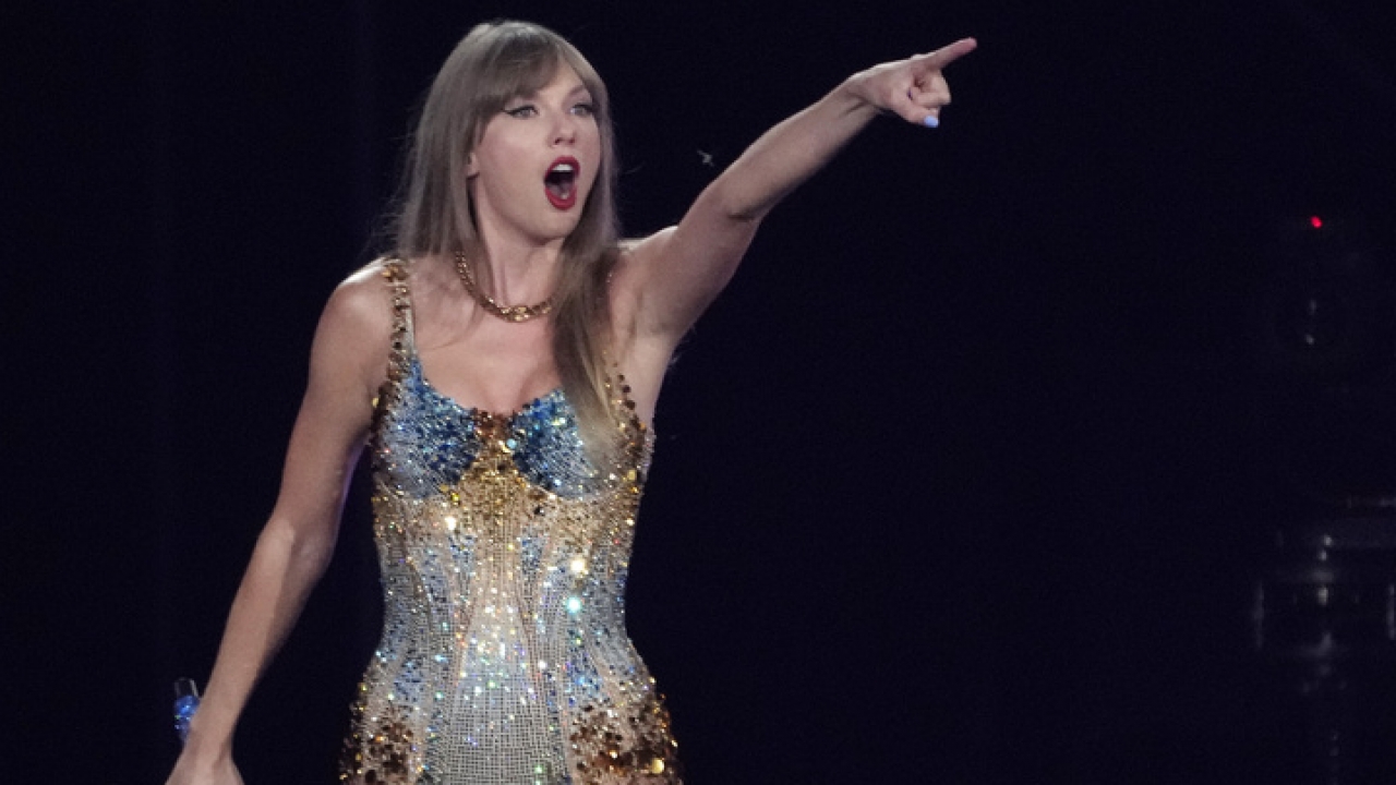 Taylor Swift on tour at "Eras"