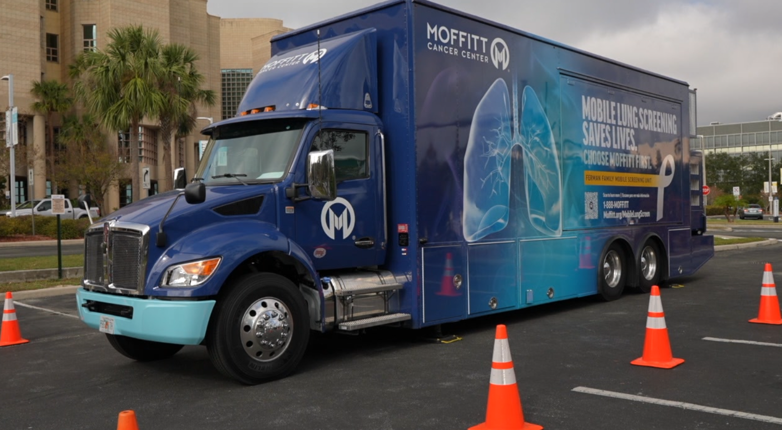 Moffitt's mobile lung cancer screening bus helps with early detection, saves lives