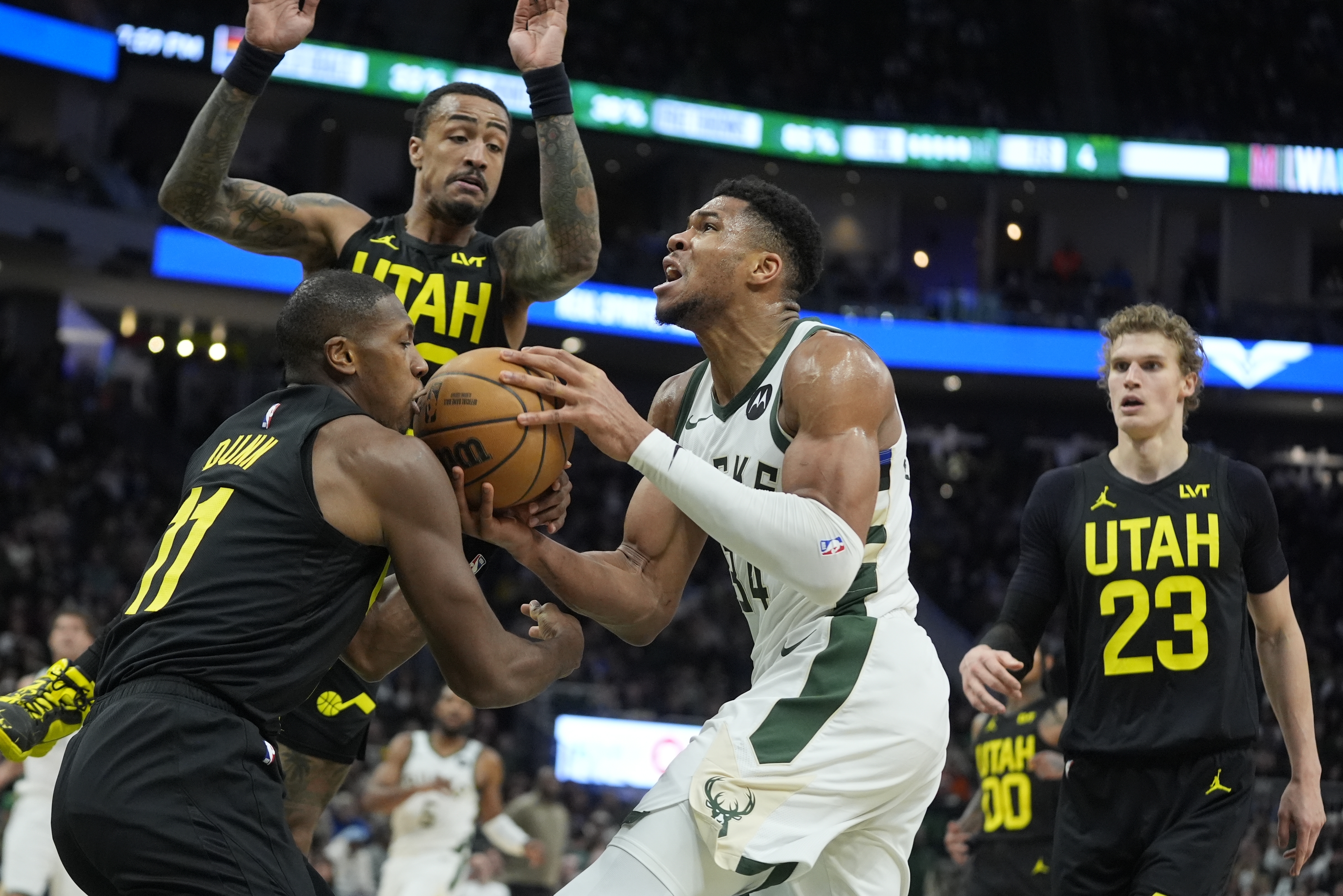 Jazz Bucks Basketball